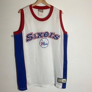 Philadelphia 76ers NBA Throwback Hardwood Classic Majestic Adult